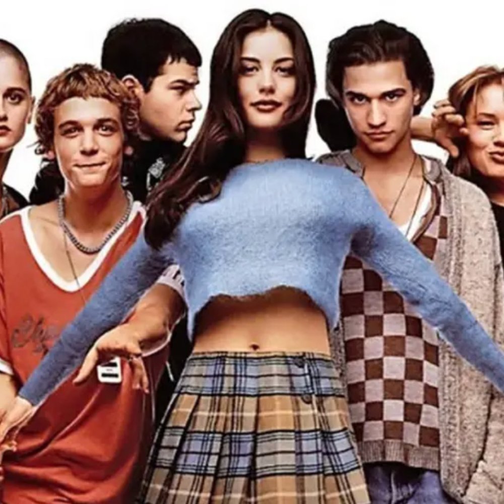 90's classic cropped Sweater